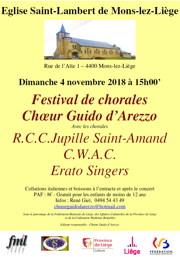 Festival Chorales 04 novembre 2018